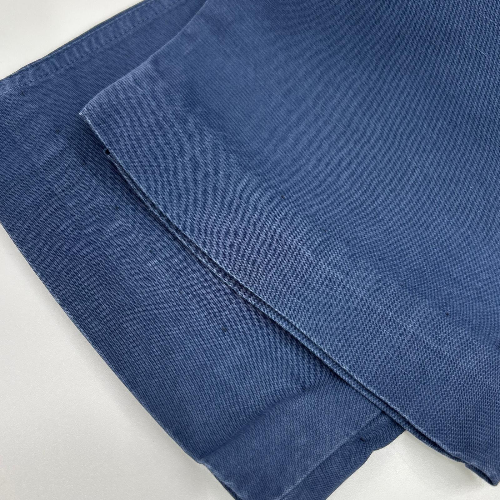 Loro Piana ロロピアーナ ネイビー リネンコットン パンツ 32 B (目立った傷や汚れなし)】ロロピアーナ ネイビー リネンコットン