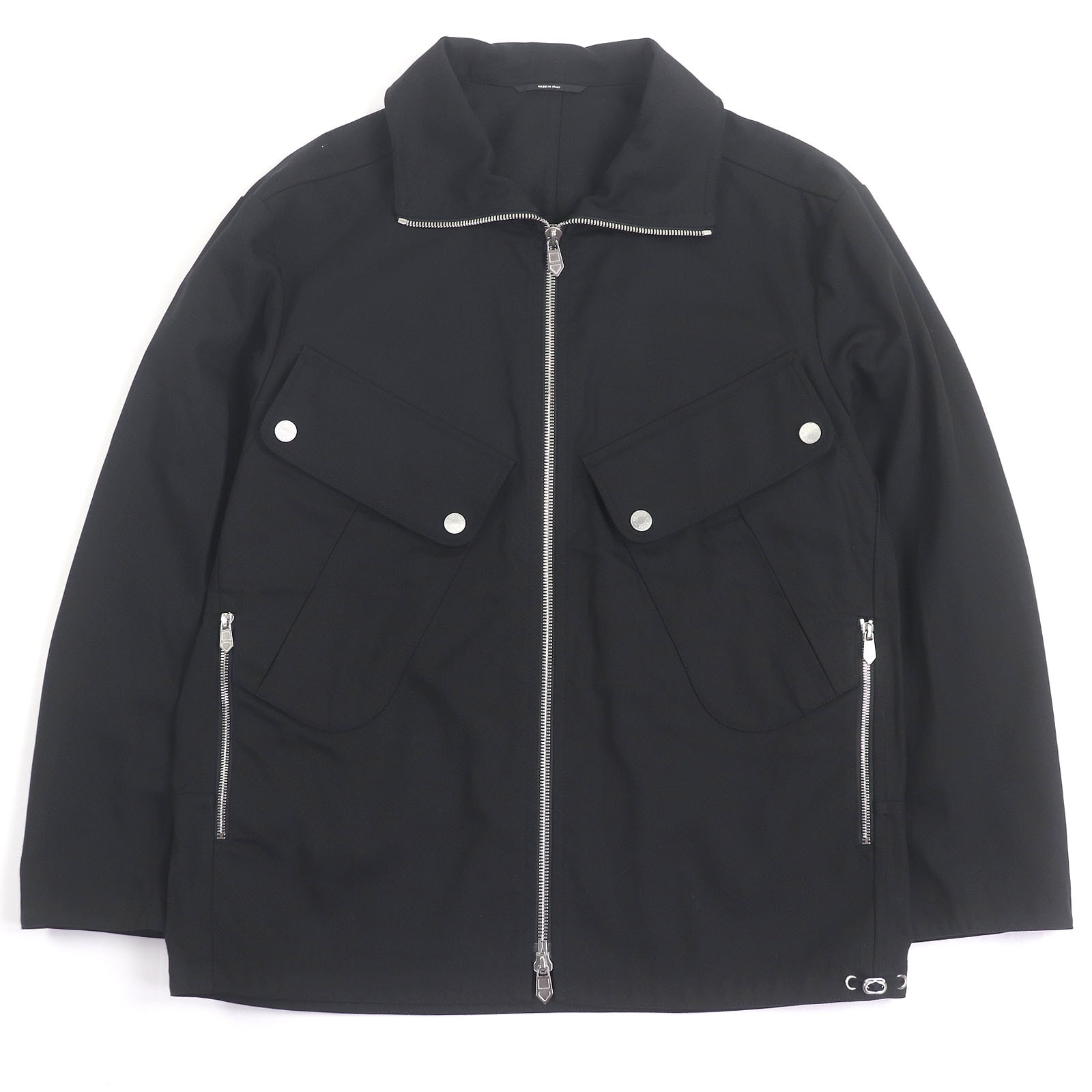 極美品 エルメス ジャケット ブラック メンズ 46
