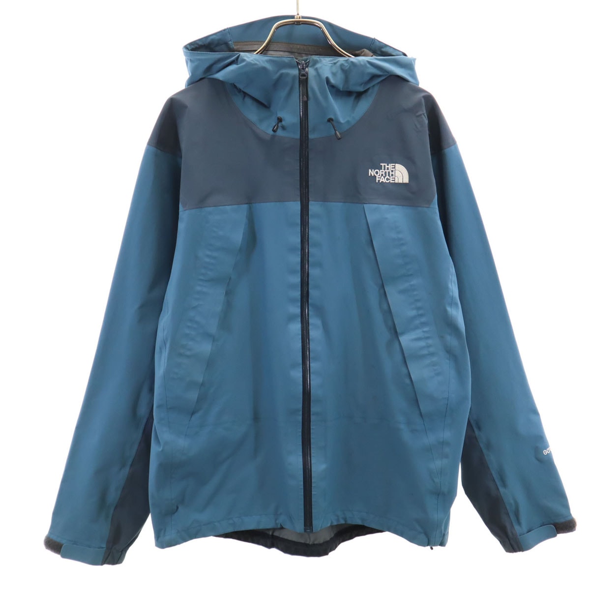 THE NORTH FACE ノースフェイス クライム ライト レインジャケット M コズミックブルー NP11503 アウトドア 収納袋付き