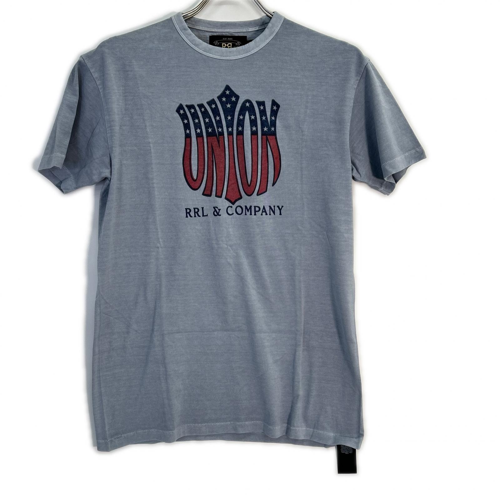 ダブルアールエル MNRRTSH1N820117 コットンジャージー UNION GRAPHIC TEE/グラフィックTシャツ S