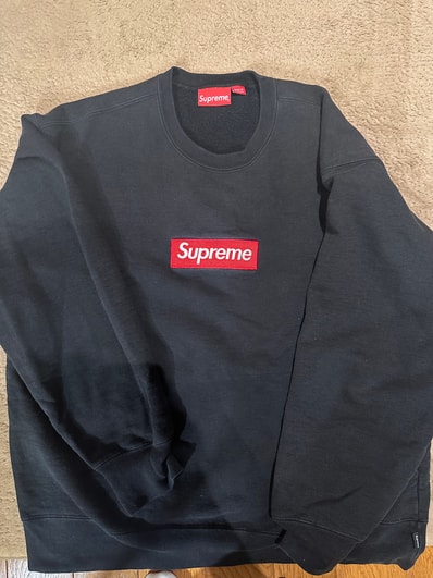 Supreme Box Logo Crewneck "Black" (22FW)