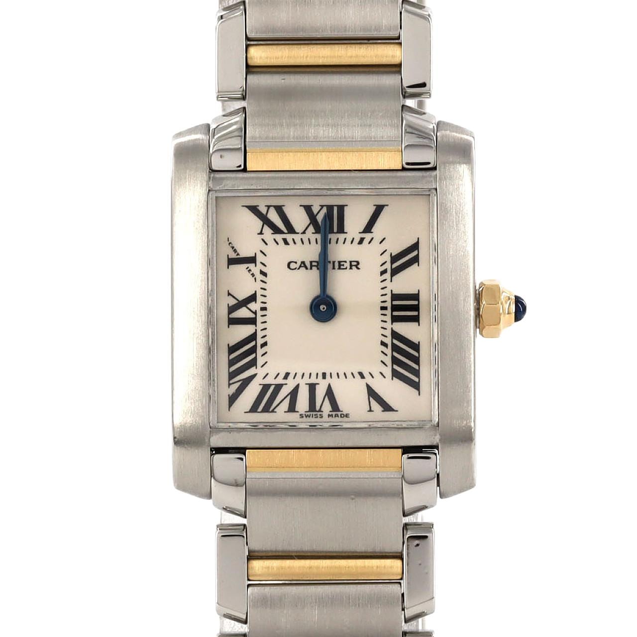 カルティエ タンクフランセーズSM コンビ W51007Q4 SSxYG クォーツ