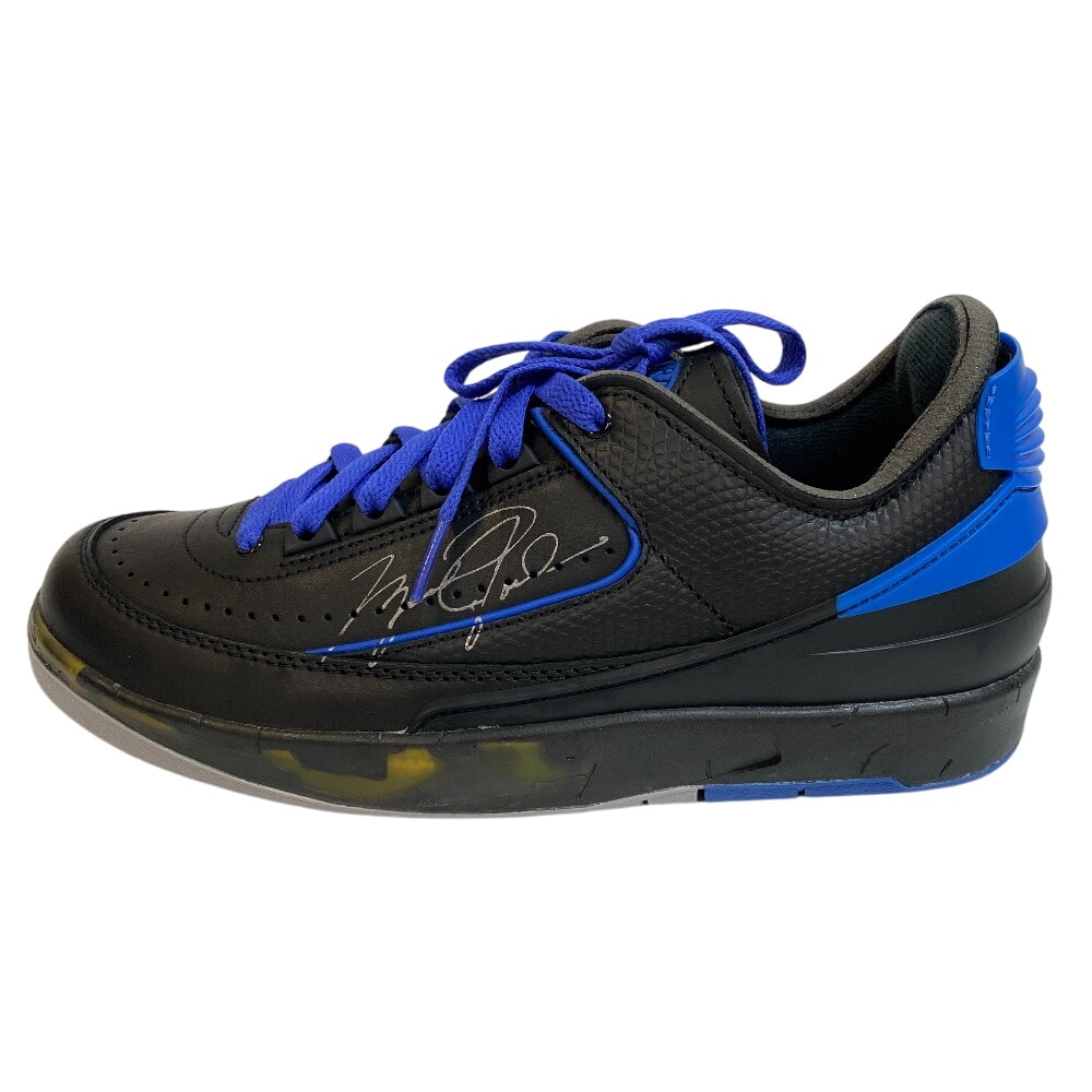 ナイキ NIKE スニーカー AIR JORDAN 2(Off-White)コラボ AIR JORDAN 2 RETRO LOW SP オフホワイト DJ4375-004 ブラック