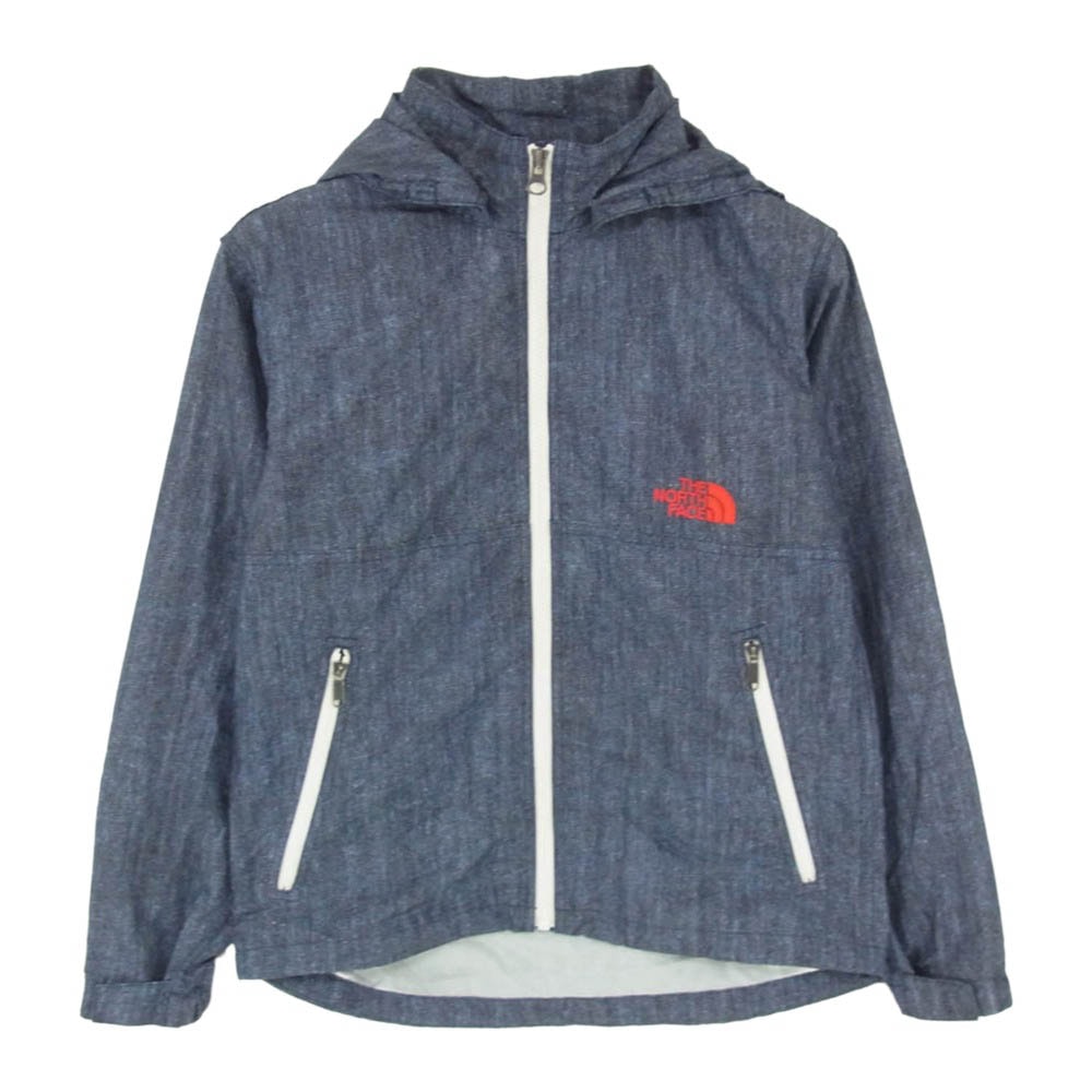 THE NORTH FACE ノースフェイス NPJ21714 NOVELTY COMPACT JACKET ノベルティ ナイロン ジャケット キッズ ネイビー系 140【中古】
