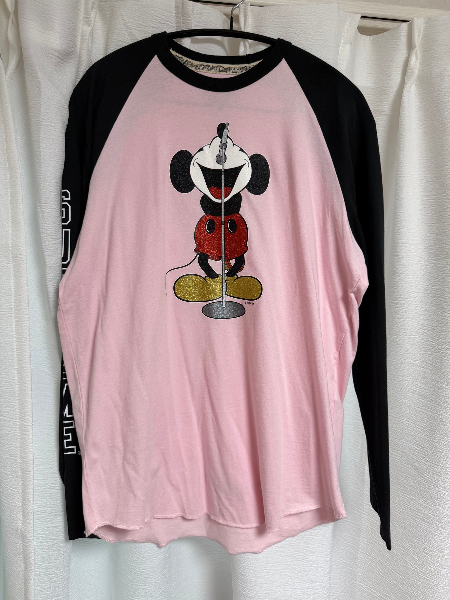 Supreme x Number (N)ine x Mickey Mouse Raglan L/S Top "Pink"