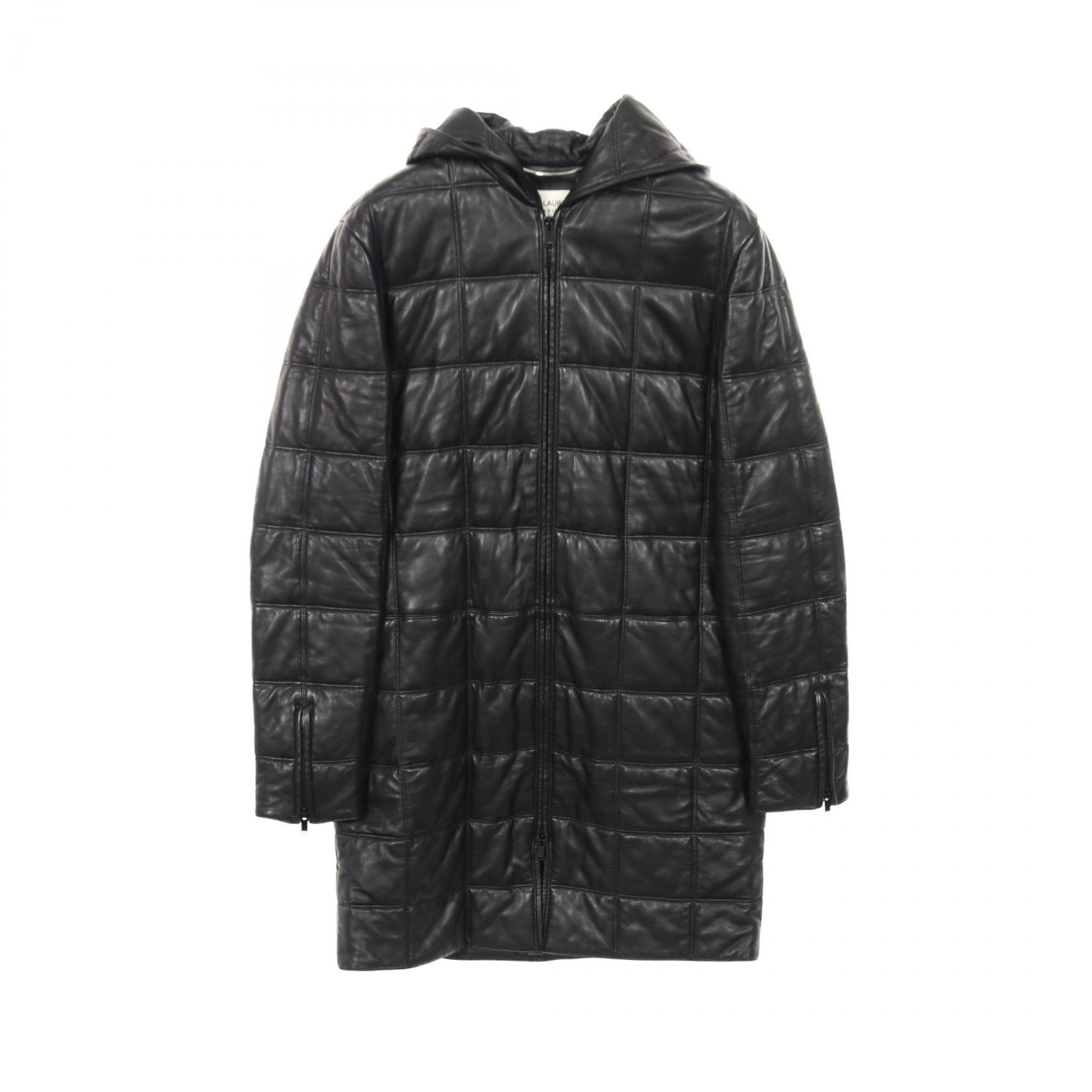 サンローランパリ SAINT LAURENT PARIS 衣料品 アウター ラムレザー メンズ ブラック系 【中古】