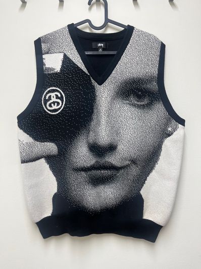 Stussy Photo Jacquard Vest "Black"