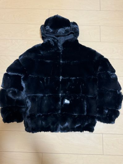 Supreme / WTAPS Faux Fur Hooded Jacket "Black"