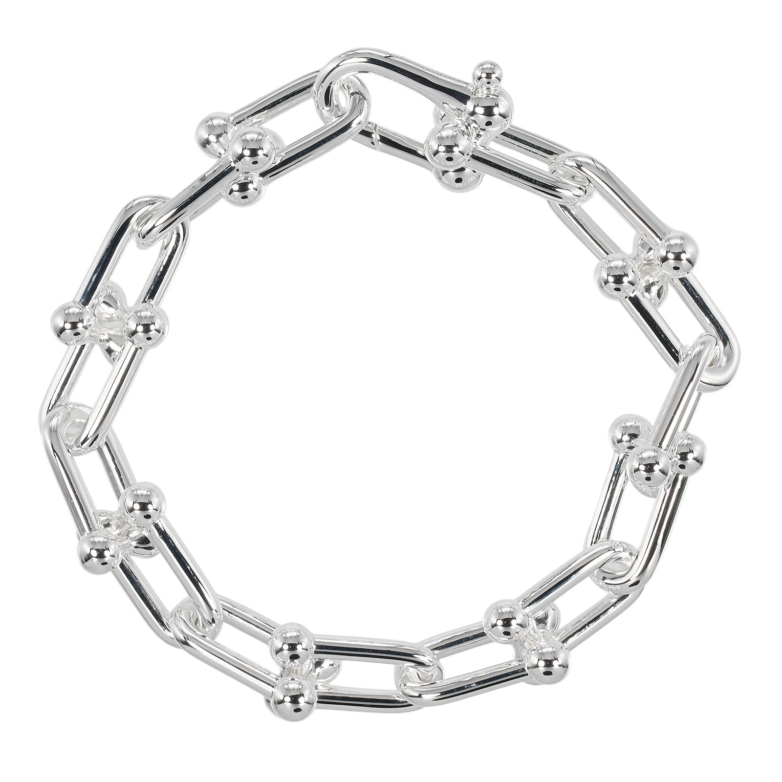 目立った傷や汚れなし】ティファニー ハードウェア ラージリンク 腕