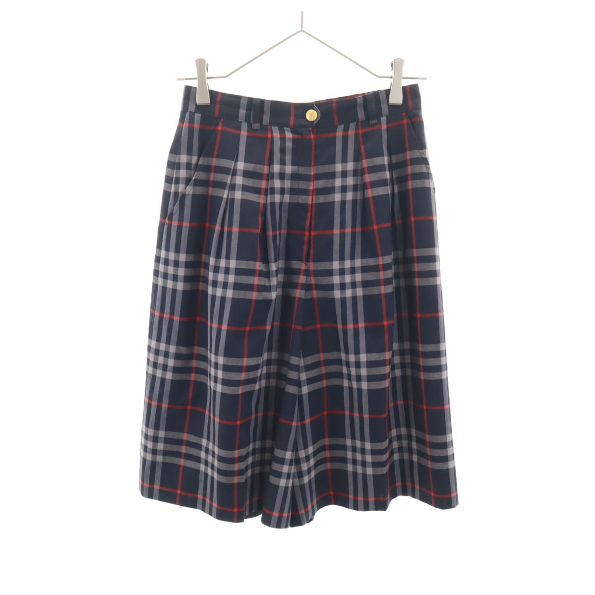 Burberrys バーバリーズ 90s オールド チェック柄 ハーフパンツ 9 ネイビー