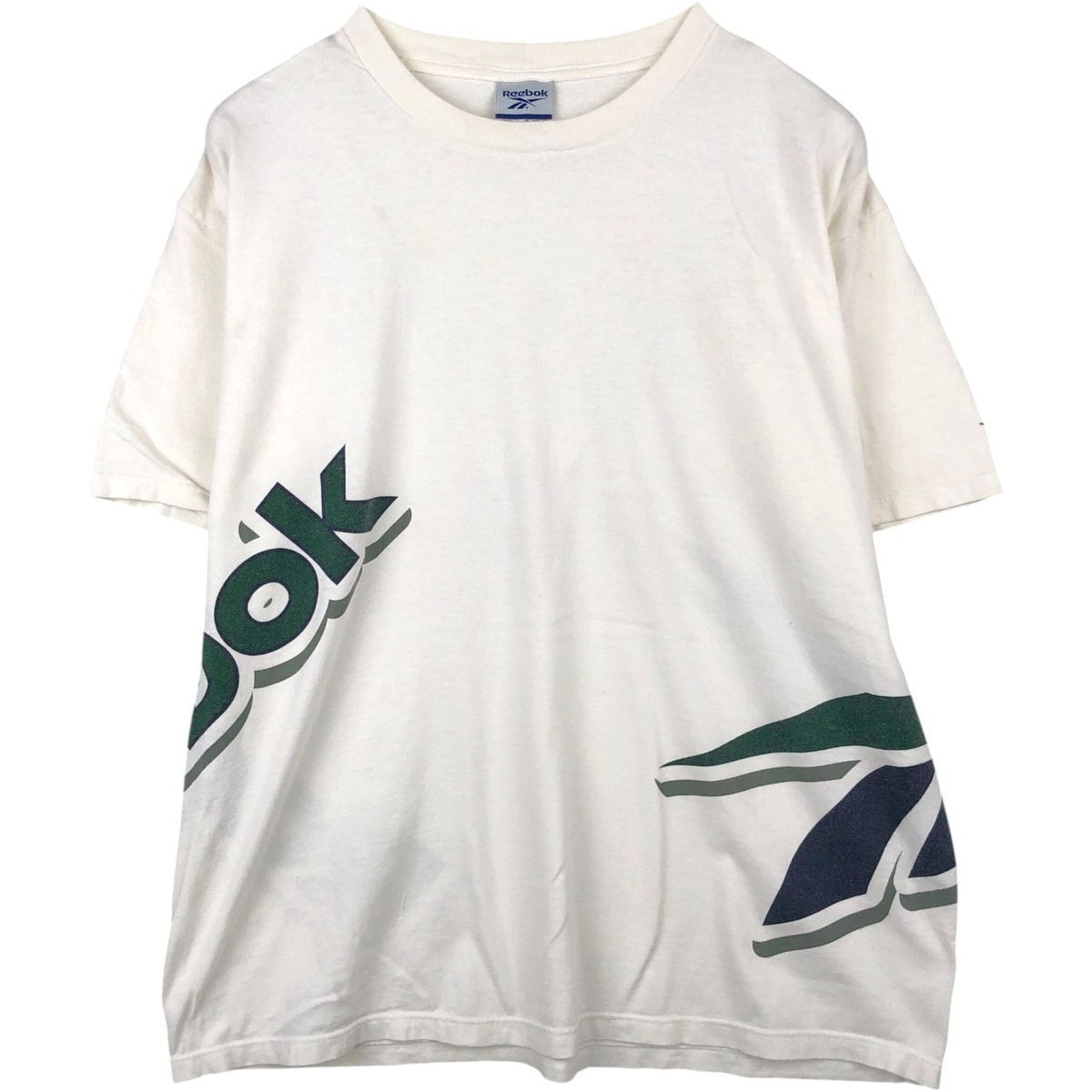 古着 ~00年代 リーボック Reebok ロゴプリントTシャツ USA製 メンズXL相当/eaa621446
