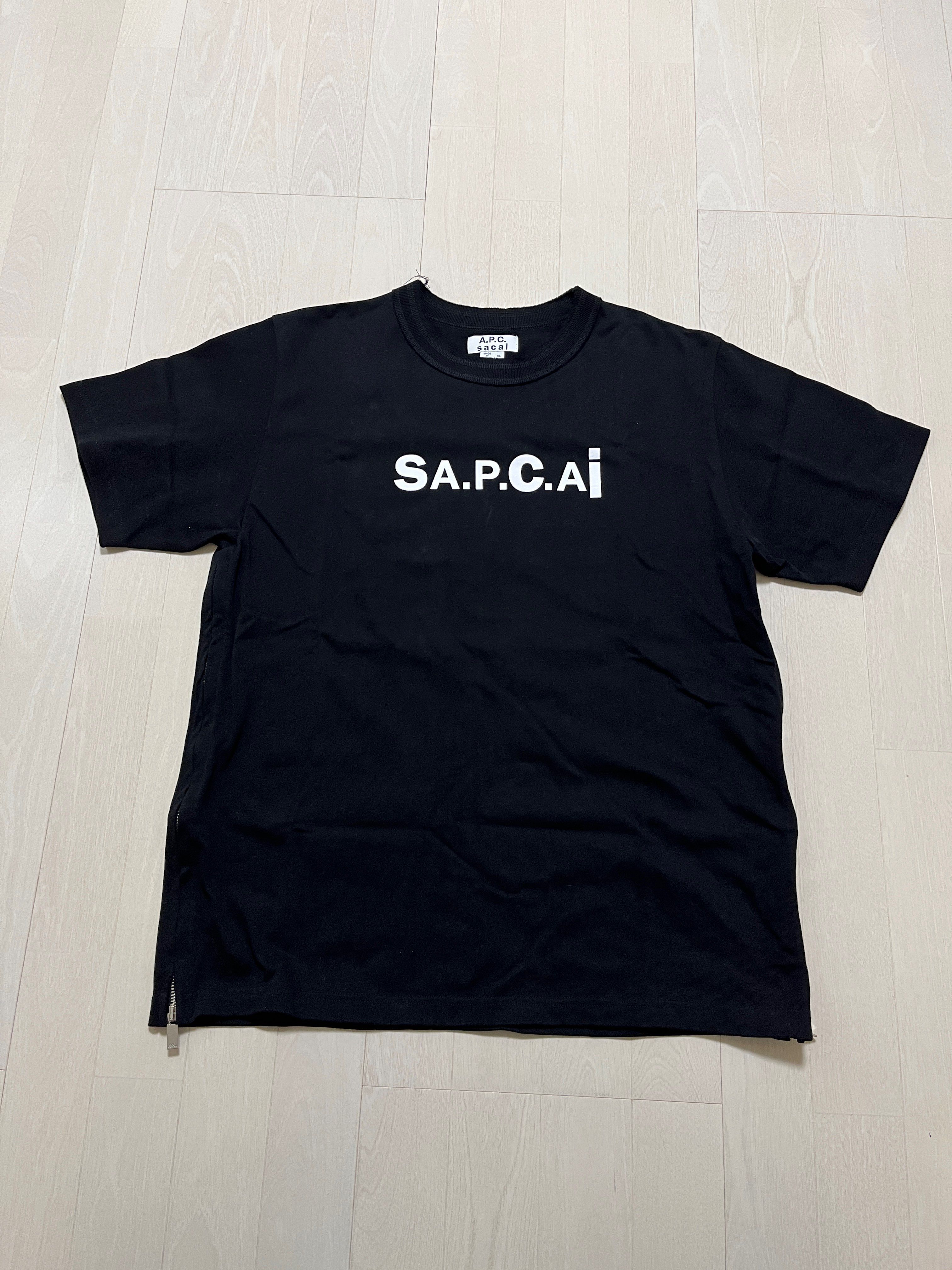 sacai × APC サイドジップTシャツ