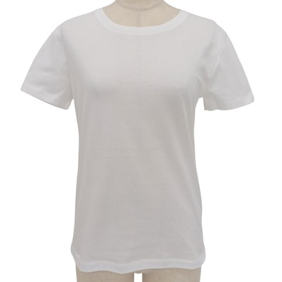 極美品 セリーヌ 半袖Tシャツ ホワイト レディース XS 2X45C671Q