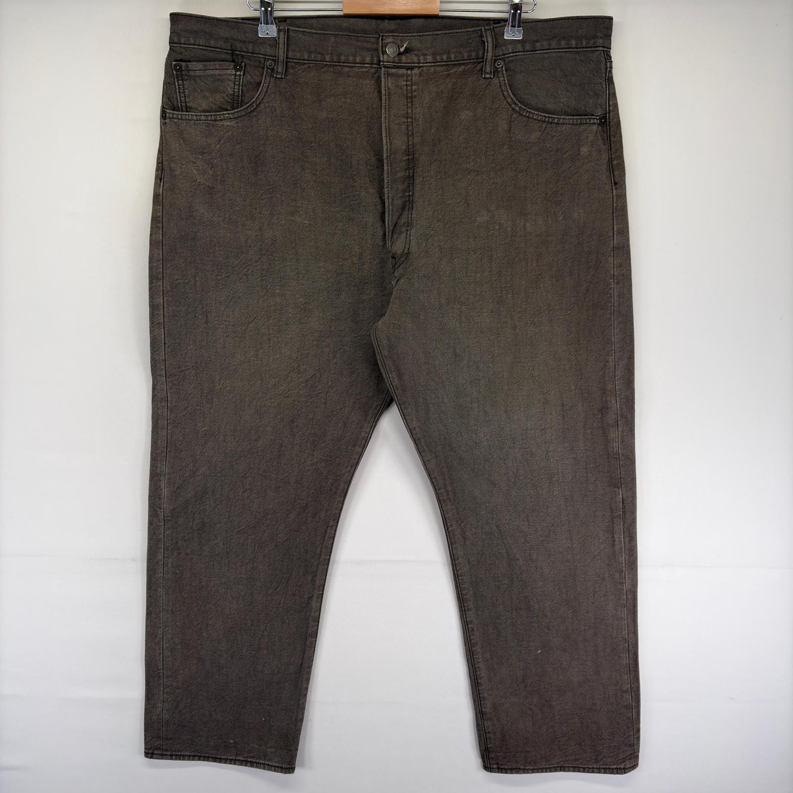 古着 リーバイス Levi's デニム パンツ 501XX ストレート ボタンフライ Gパン ジーンズ 大きいサイズ w46 L32  ブラウン系 メンズ