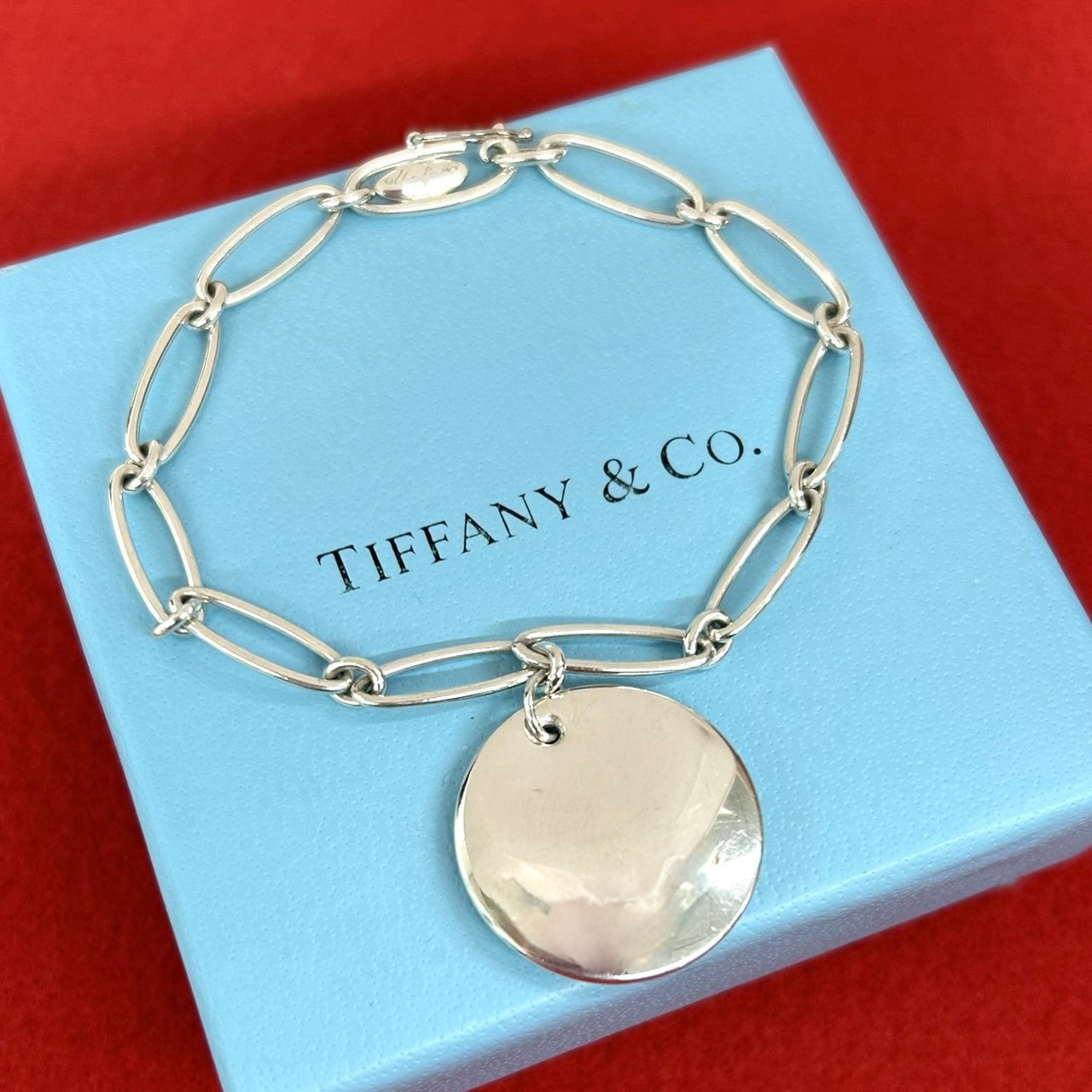 TIFFANY&Co. ティファニー エルサペレッティ ラウンドタグ ブレスレット シルバー925 ブレスレット シルバー
 98089