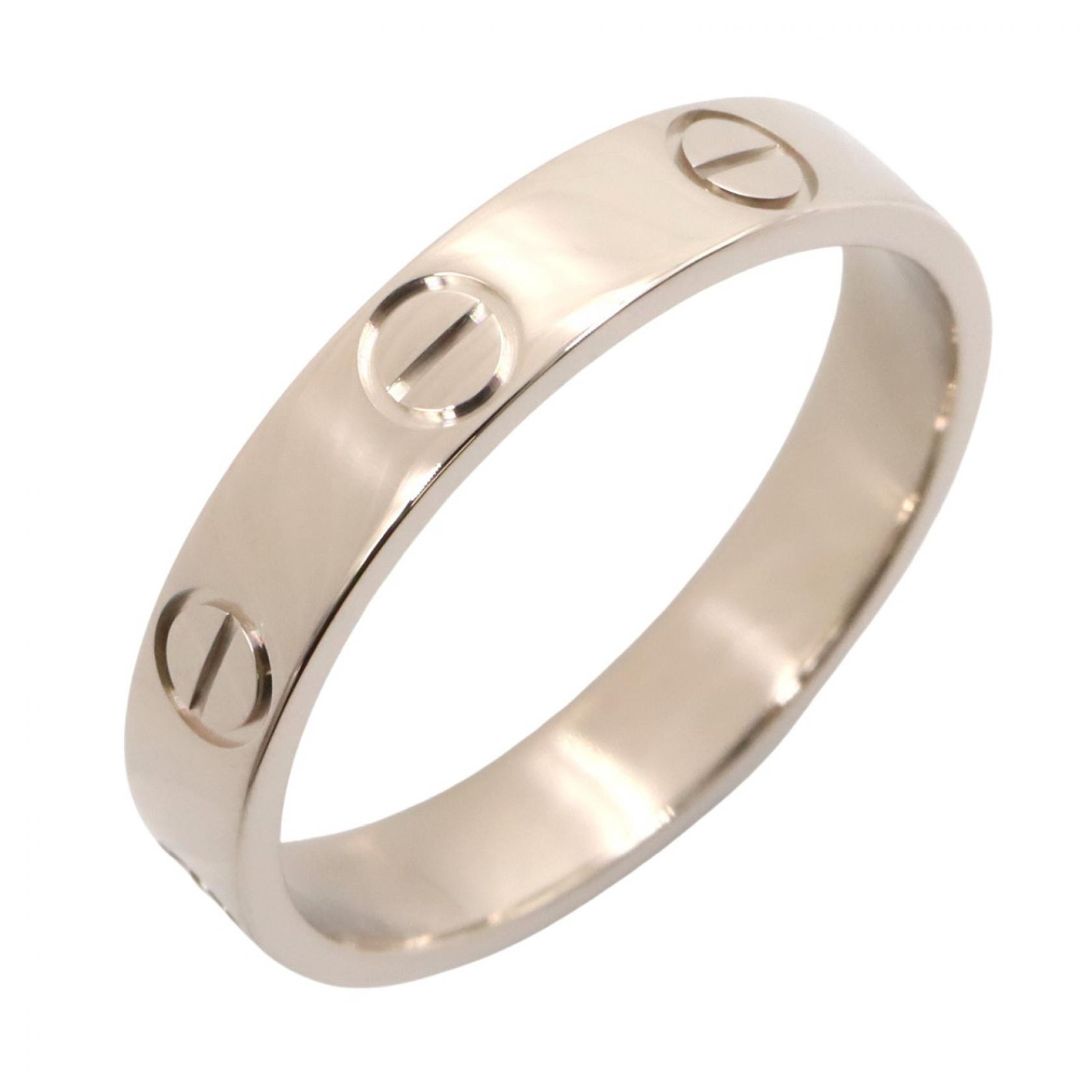 カルティエ CARTIER ミニラブリング リング・指輪 ジュエリー K18WG(ホワイトゴールド) レディース シルバー系 B4085100 【中古】