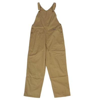 DESCENDANT ディセンダント オーバーオール 22SS 221WVDS-PTM03 WADER COTTON OVERALL ウェーダーコットン オーバーオール ベージュ系【美品】【中古】