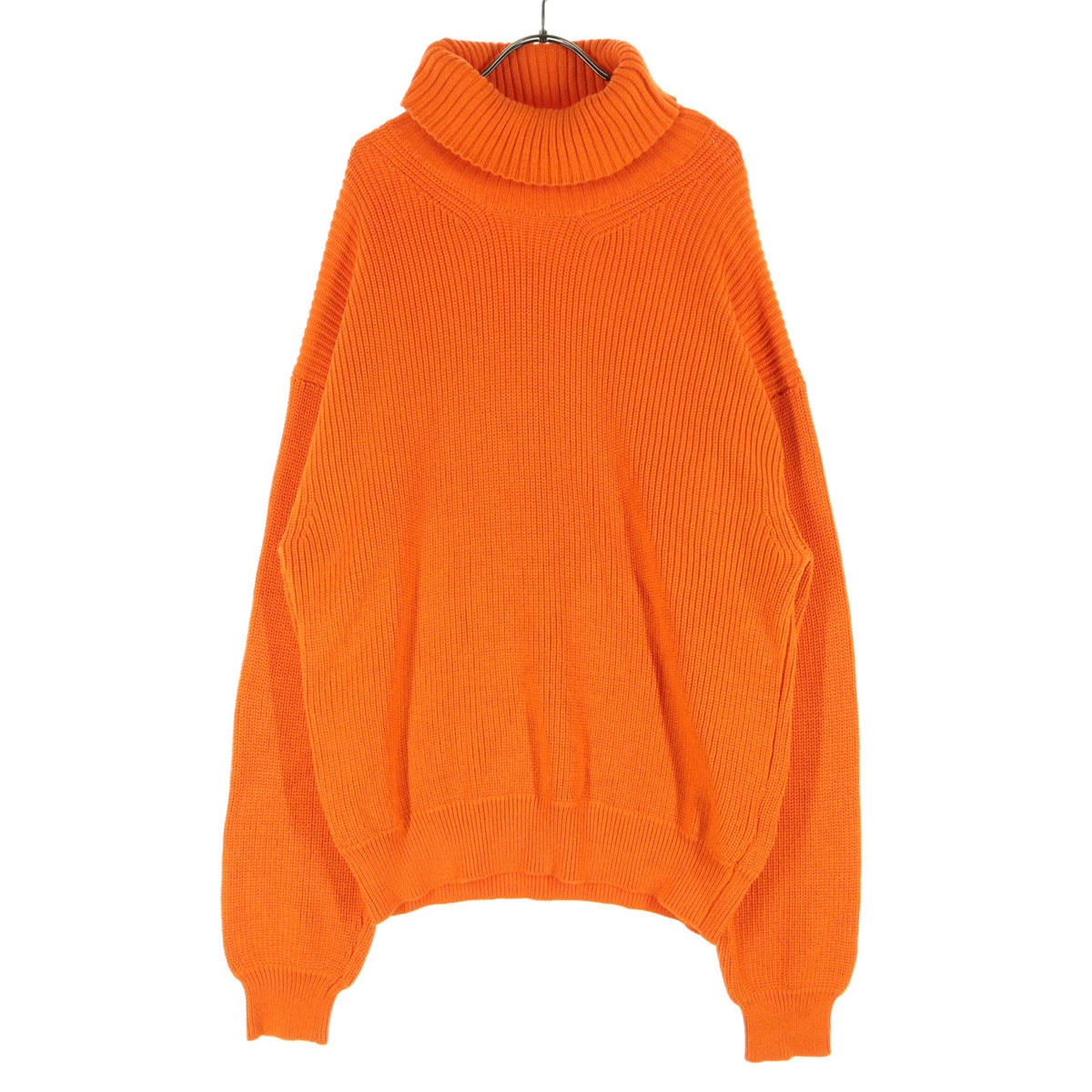 BEAMS ビームス 長袖 タートルネック ニット S オレンジ