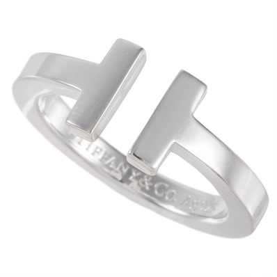 TIFFANY&Co. ティファニー ティファニーT スクエア リング 指輪 11号 スターリングシルバー シルバー【中古】