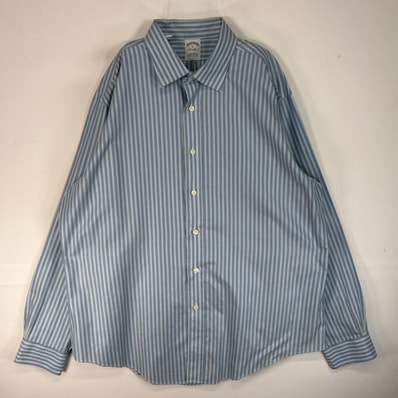 古着 ブルックスブラザーズ Brooks Brothers 長袖シャツ ストライプ NON-IRON XL ブルー系 マルチカラー メンズ