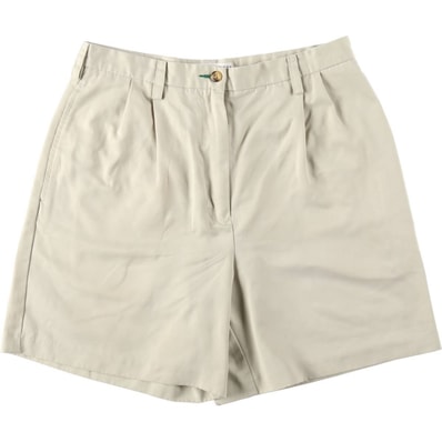 古着 トミーヒルフィガー TOMMY HILFIGER GOLF ツータック チノショーツ ショートパンツ レディースXL(w31)相当/eaa637992