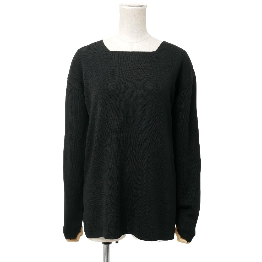 ■美品■ISSEY MIYAKE PERMANENTE イッセイミヤケ ペルマネンテ ヴィンテージ ニット サイズM 90’s アクリルニット スクエアネック 長袖 ブランド古着【中古】20260717/RB0104