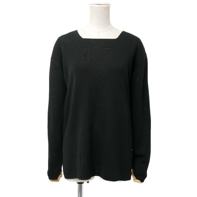 ■美品■ISSEY MIYAKE PERMANENTE イッセイミヤケ ペルマネンテ ヴィンテージ ニット サイズM 90’s アクリルニット スクエアネック 長袖 ブランド古着【中古】20260717/RB0104