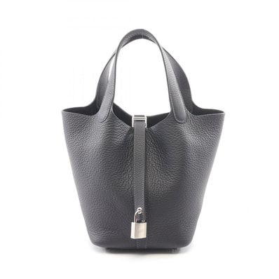 エルメス HERMES ピコタンロックPM ハンドバッグ バッグ レザー トリヨンクレマンス トリヨンクレマンス キャバン K刻印(2025年製造) レディース ネイビー系 【中古】