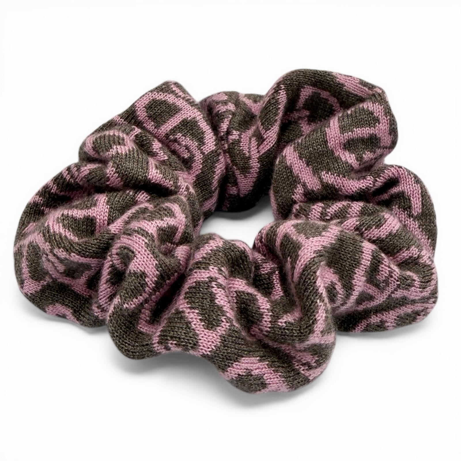 極美品 エルメス シュシュ クラウディア シュシュ ピンク レディース