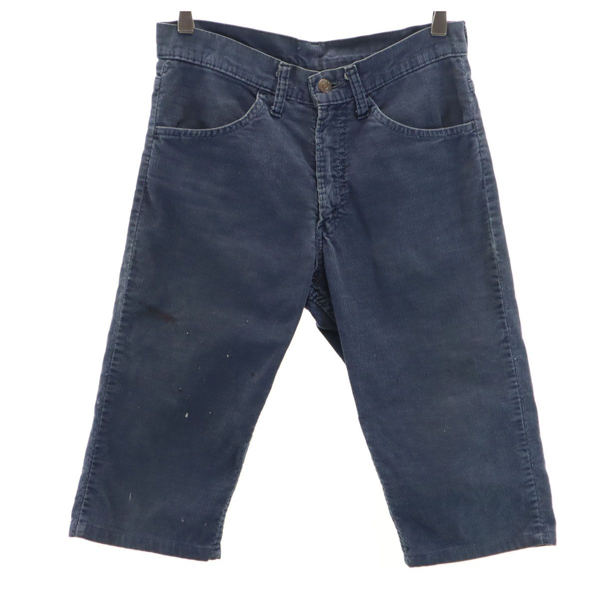 Levi's リーバイス 80s ヴィンテージ 42タロン コーデュロイ ハーフパンツ W29 ネイビー
