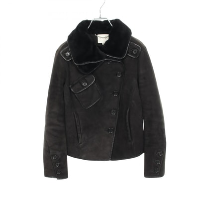 セリーヌ CELINE 衣料品 アウター レザー ムートン レディース ブラック系 【中古】