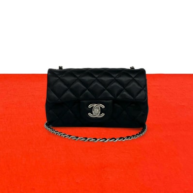 CHANEL シャネル マトラッセ ココマーク ラムスキン ショルダーバッグ ブラック
286-2