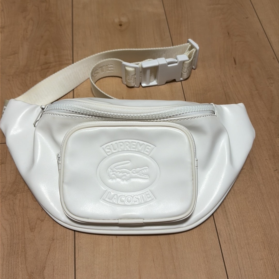 supreme ラコステコラボウエストバック