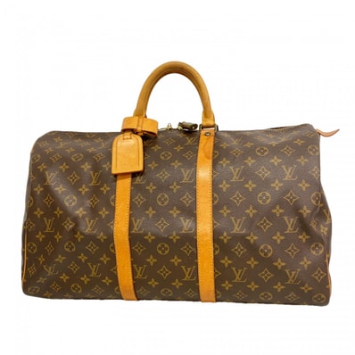 【6gd4599】ルイヴィトン ボストンバッグ モノグラム キーポル50 M41426 ブラウン【中古】メンズ レディース ユニセックス