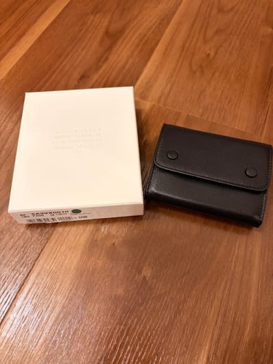 Maison Margiela Leather Snap Button Wallet "Black"