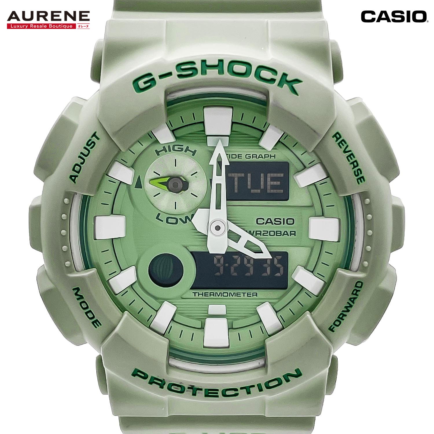 CASIO カシオ G-SHOCK ジーショック GAX-100CSB ダスティグリーン 腕時計
クオーツ メンズ
【中古】