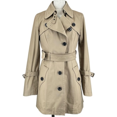 美品 バーバリーブルーレーベル トレンチコート ベージュ レディース 38