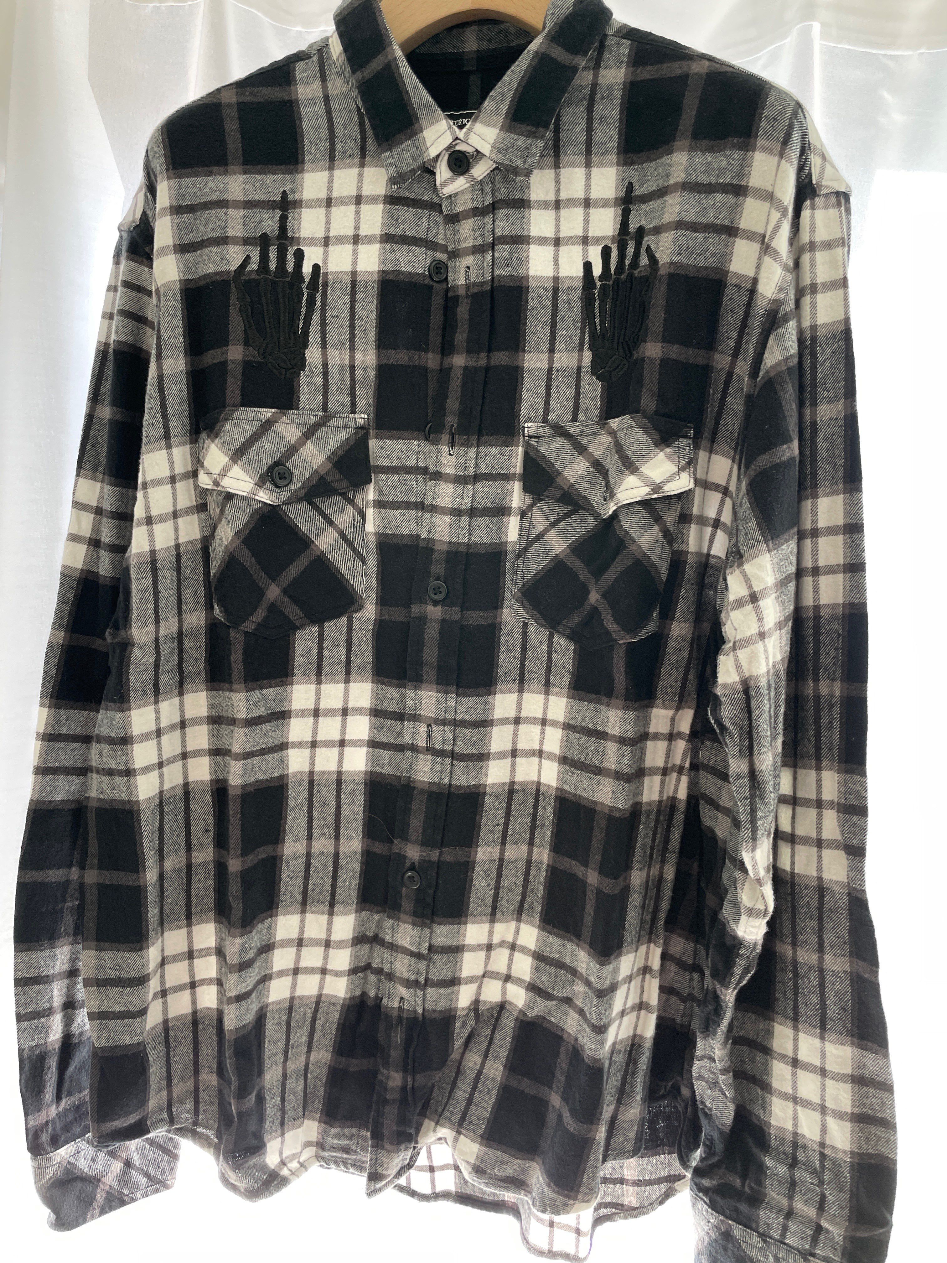 Supreme x HYSTERIC GLAMOUR Plaid Flannel Shirt "Black"