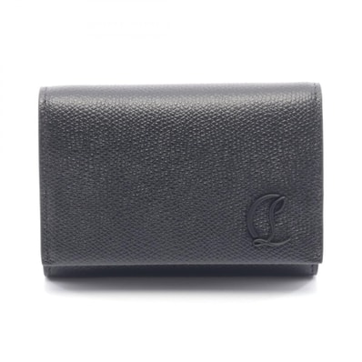 クリスチャンルブタン Christian Louboutin Mooncrest 三つ折り財布 財布 レザー レディース ブラック系 / レッド系 3255094BK01 【新品】