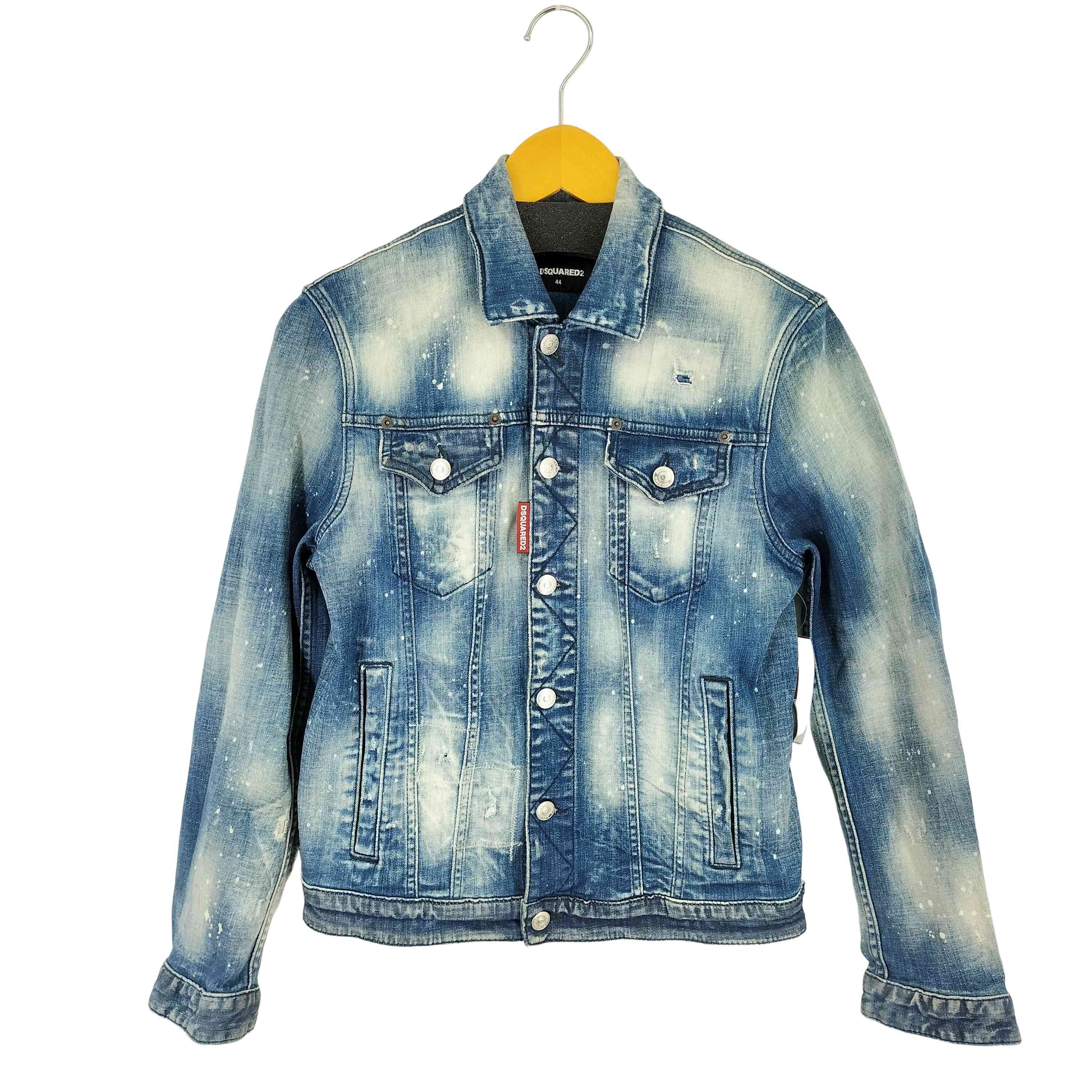 21SS SPLATTER DENIM JACKET【1136184874249】