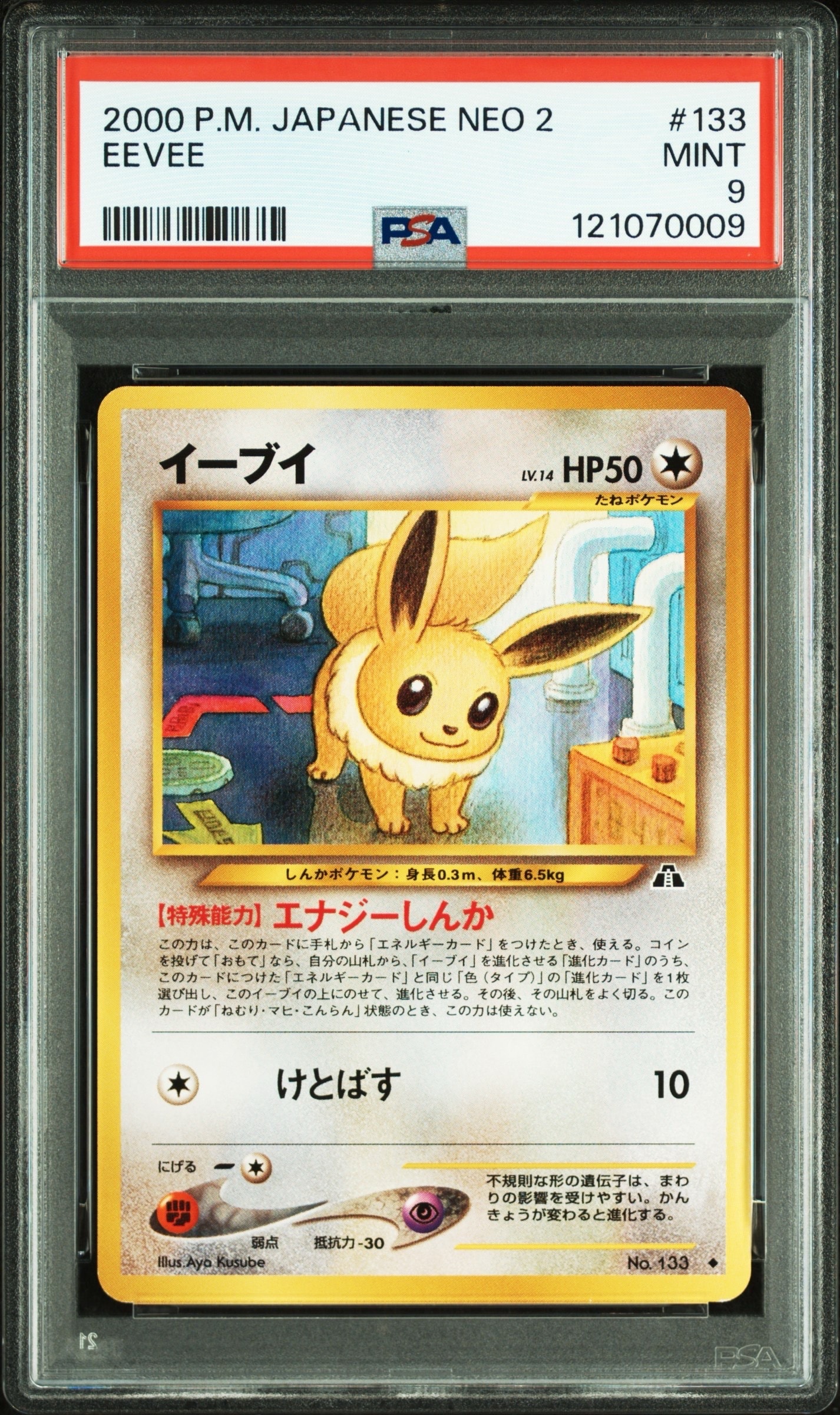 イーブイ ◆ : 旧裏 [neo2 No.133](ポケモンカード★neo 拡張パック「遺跡をこえて...」)