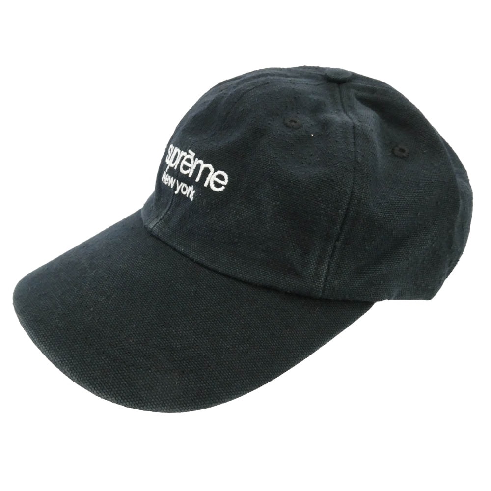 Supreme シュプリーム 23SS CLASSIC LOGO 6-PANEL CAP クラシック ロゴ 6パネル キャップ 帽子 ブラック ブラック系【中古】