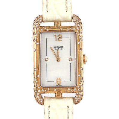 エルメス ナンタケット PG/D・2P NA2.272 PG・RG クォーツ