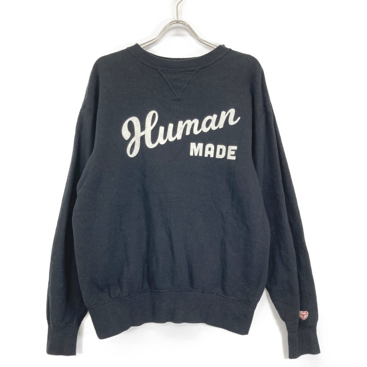 ヒューマンメイド HM28CS025 Tsuriami Sweatshirt ロゴプリント スウェットシャツ/ L