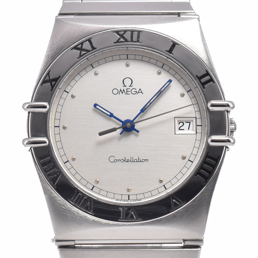 オメガ OMEGA 1510.30 コンステレーション デイト フラットベゼル シルバー クォーツ メンズ 良品 腕時計 A#148732