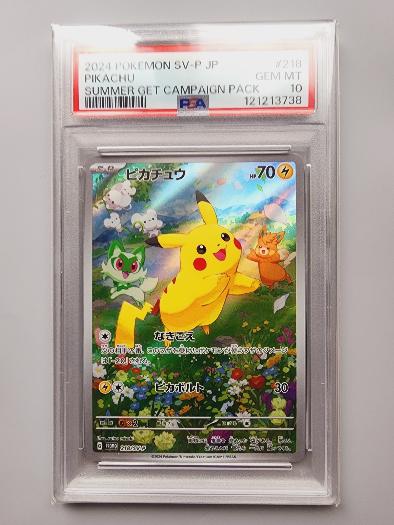 PSA10 ピカチュウポケカの夏が来たプロモ ピカチュウ 夏がキタプロモ PSA10 ピカチュウポケカの夏が来たプロモ ピカチュウ 夏がキタプロモ