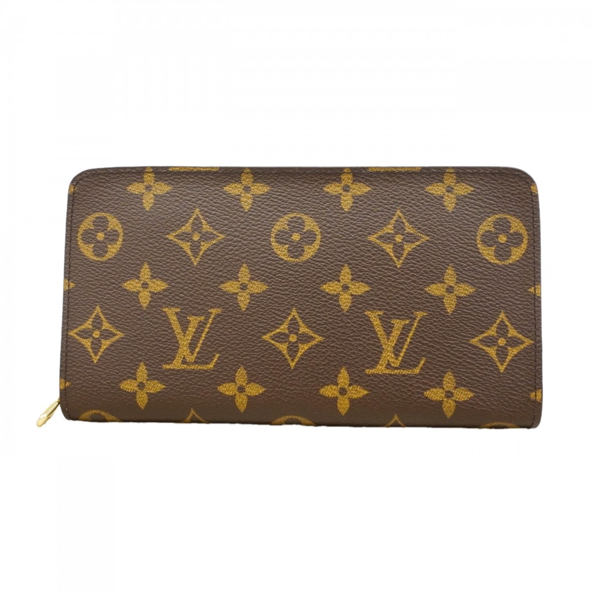 【6dd5341】ルイヴィトン 長財布 モノグラム ポルトモネジップ M61727  ブラウン【中古】レディース