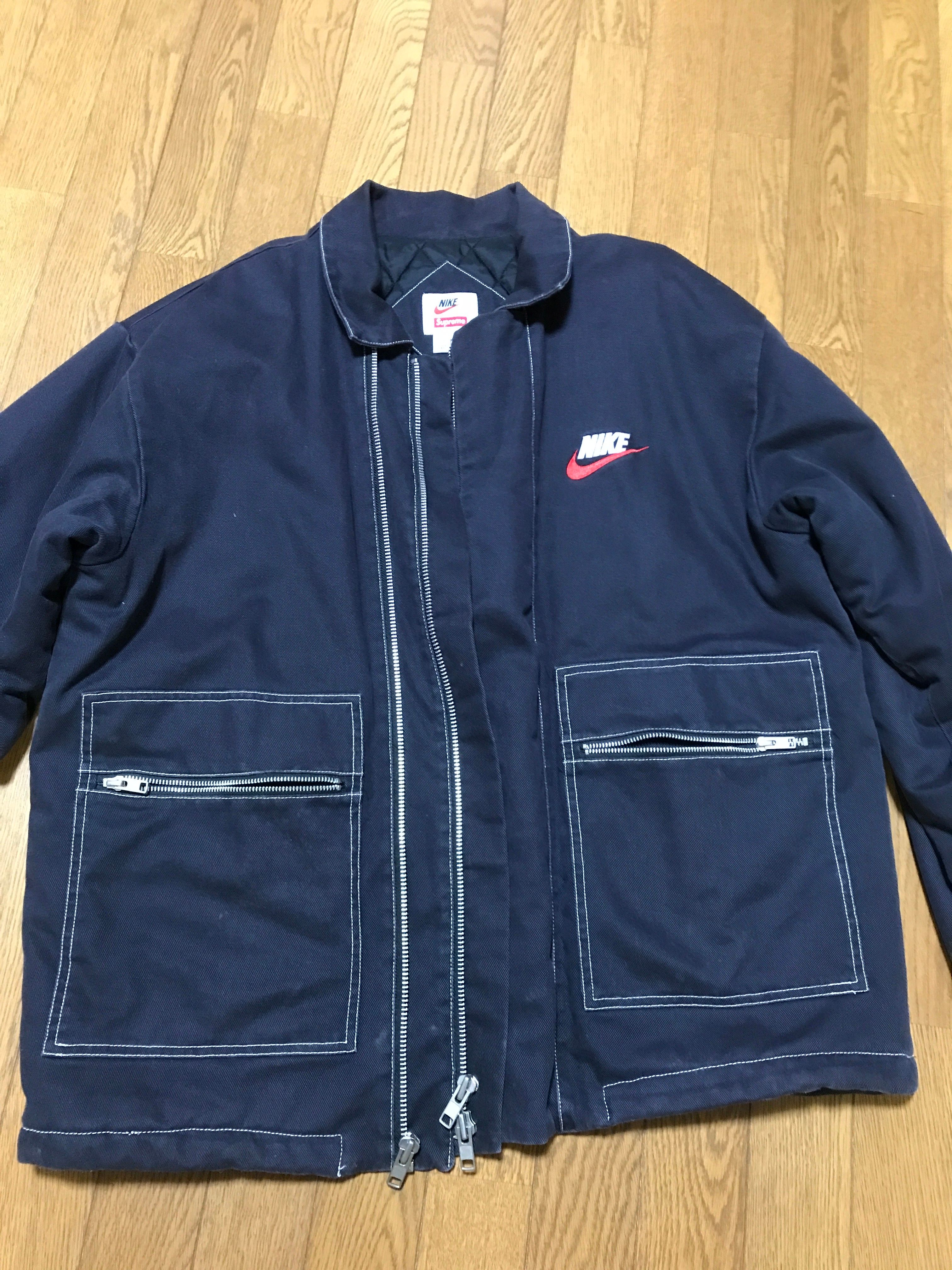 Supreme / NIKE® Double Zip Work Jacket "Black"