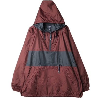 古着 90年代 ギャップ GAP オールドギャップ バックプリント アノラックパーカー メンズXL相当 ヴィンテージ/eaa582837
