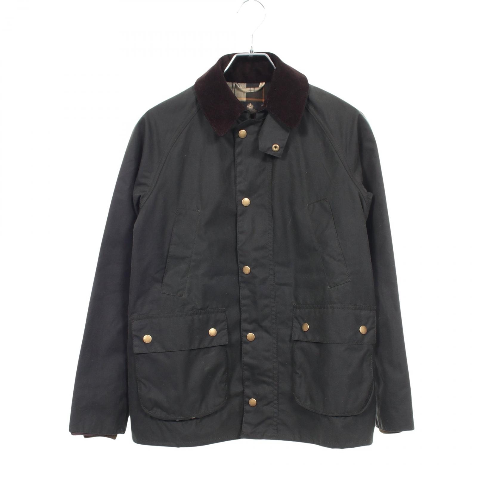 バーブァー Barbour BEDALE WAX JACKET ワックス加工 衣料品 アウター コットン メンズ グリーン系 【中古】